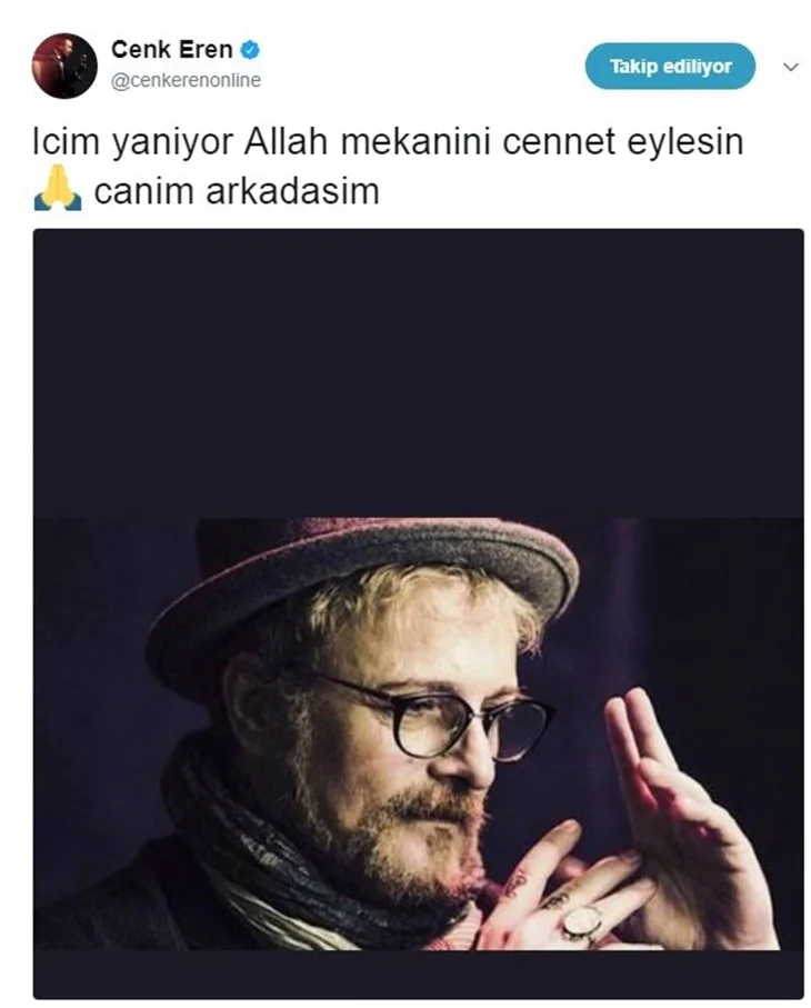 Ünlülerin Harun Kolçak üzüntüsü!