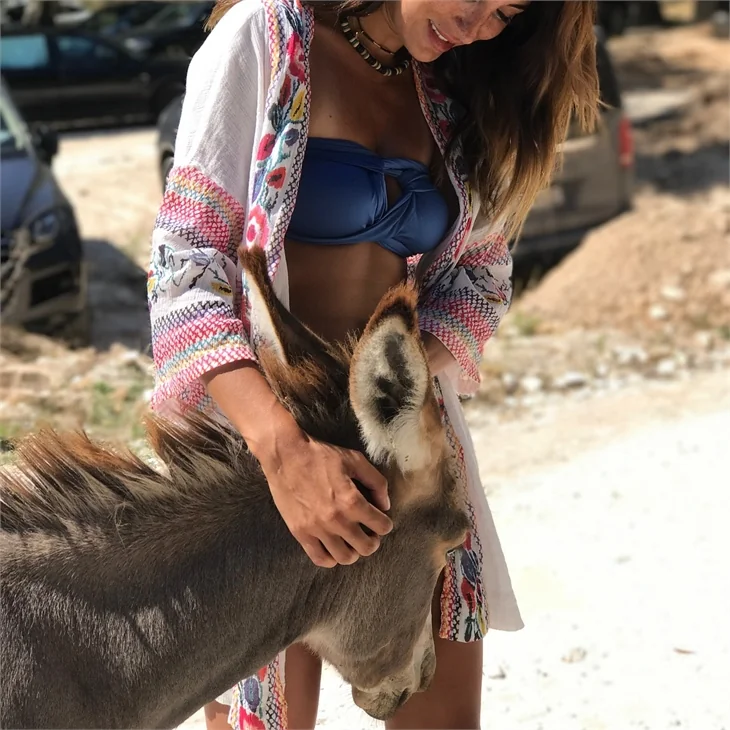 Survivor Merve Oflaz tatilde