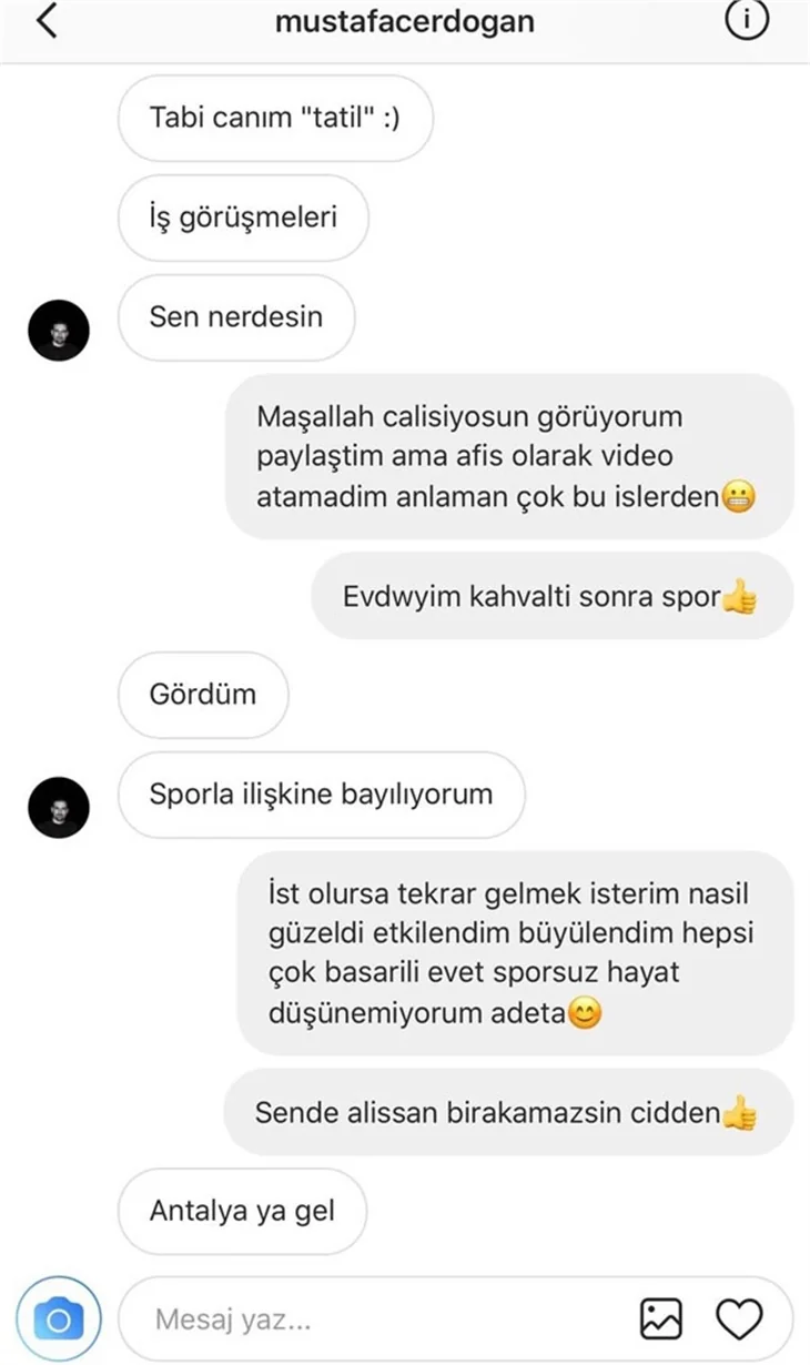 Mustafa Erdoğan ile Hatice'nin mesajlaşması deşifre oldu!