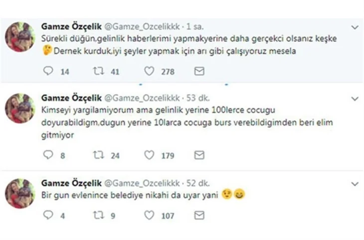 Gamze Özçelik'ten gelinlik tepkisi!