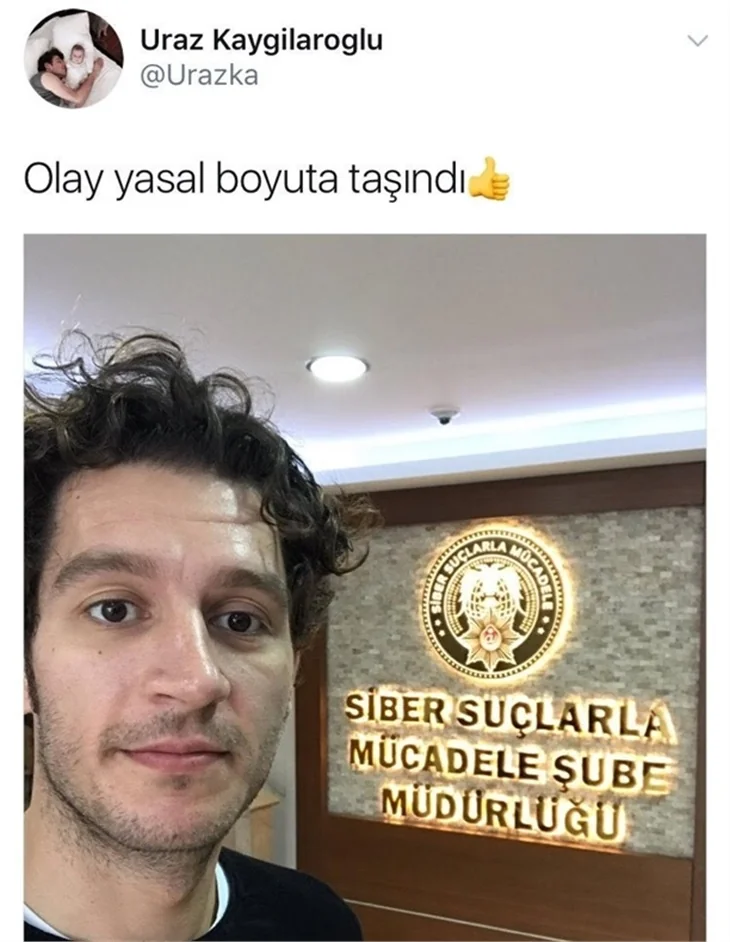 Uraz Kaygılaroğlu'ndan teşekkür!