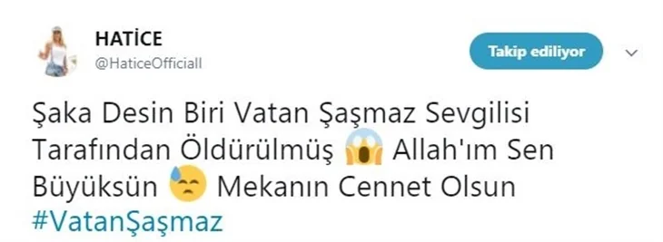 Vatan Şaşmaz yasa boğdu!
