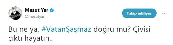 Vatan Şaşmaz yasa boğdu!