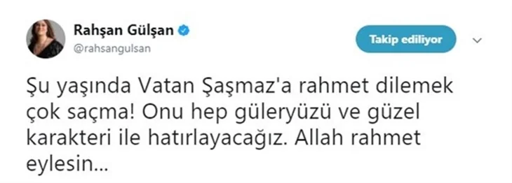 Vatan Şaşmaz yasa boğdu!