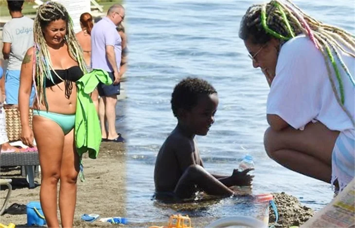 Esra Akkaya'nın oğluyla yeni yaşamı!