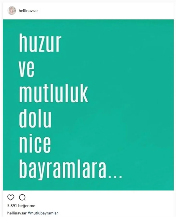 Ünlülerin 2017 Kurban Bayramı mesajları...