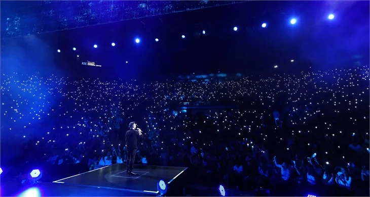 Ünlü isimler Tarkan konserine akın etti!