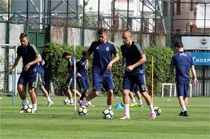 Fenerbahçe antrenmandan görüntüler!
