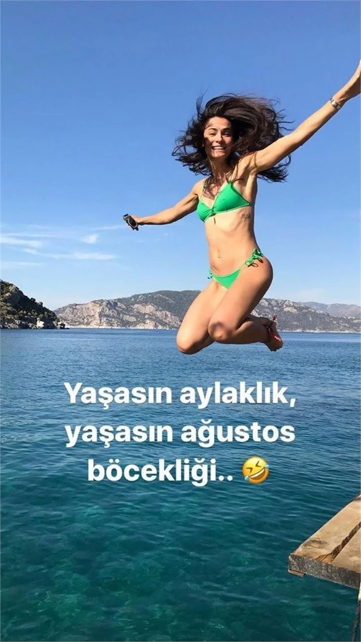 Saadet Işıl Aksoy tatile doyamadı!