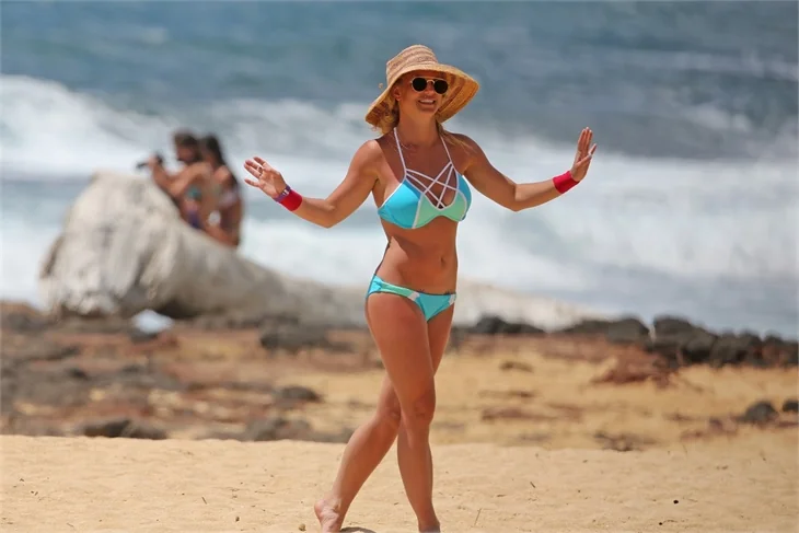 Britney Spears'ın bikinili imtihanı!