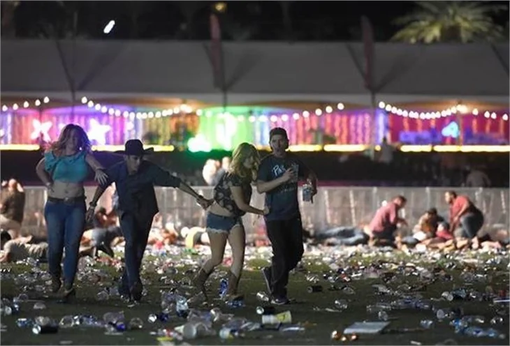 Las Vegas'ta konserde saldırı dehşeti! İlk fotoğraflar...