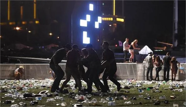 Las Vegas'ta konserde saldırı dehşeti! İlk fotoğraflar...