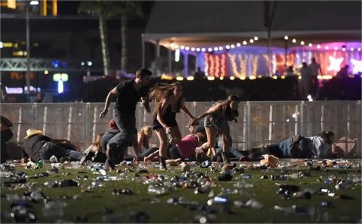 Las Vegas'ta konserde saldırı dehşeti! İlk fotoğraflar...