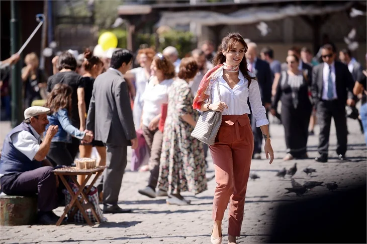 'Siyah Beyaz Aşk' setinden kareler…