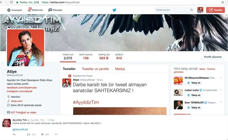 Hacker kurbanı Türk ünlüler...
