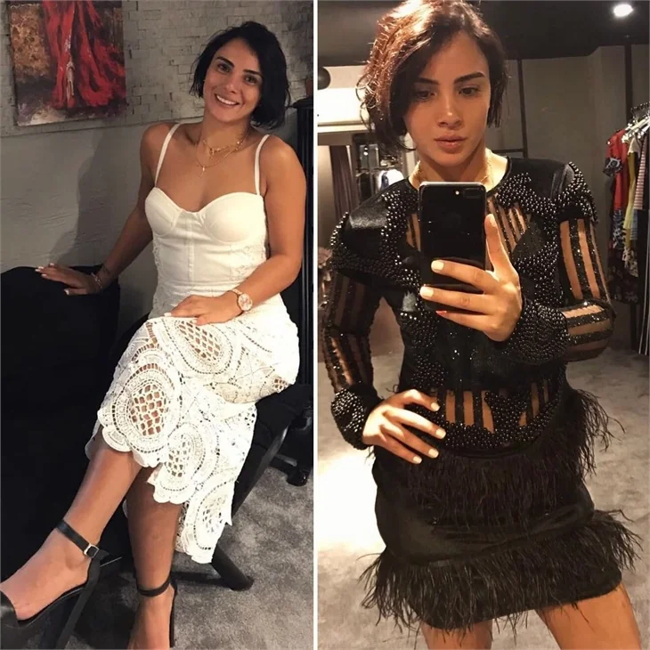 Survivor Sabriye Şengül'den sosyal medyayı sallayan 'mini etek'li pozlar!