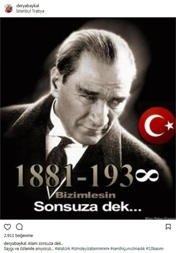 Ünlülerin 10 Kasım mesajları...