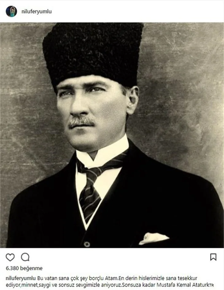 Ünlülerin 10 Kasım mesajları...