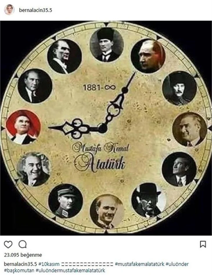 Ünlülerin 10 Kasım mesajları...
