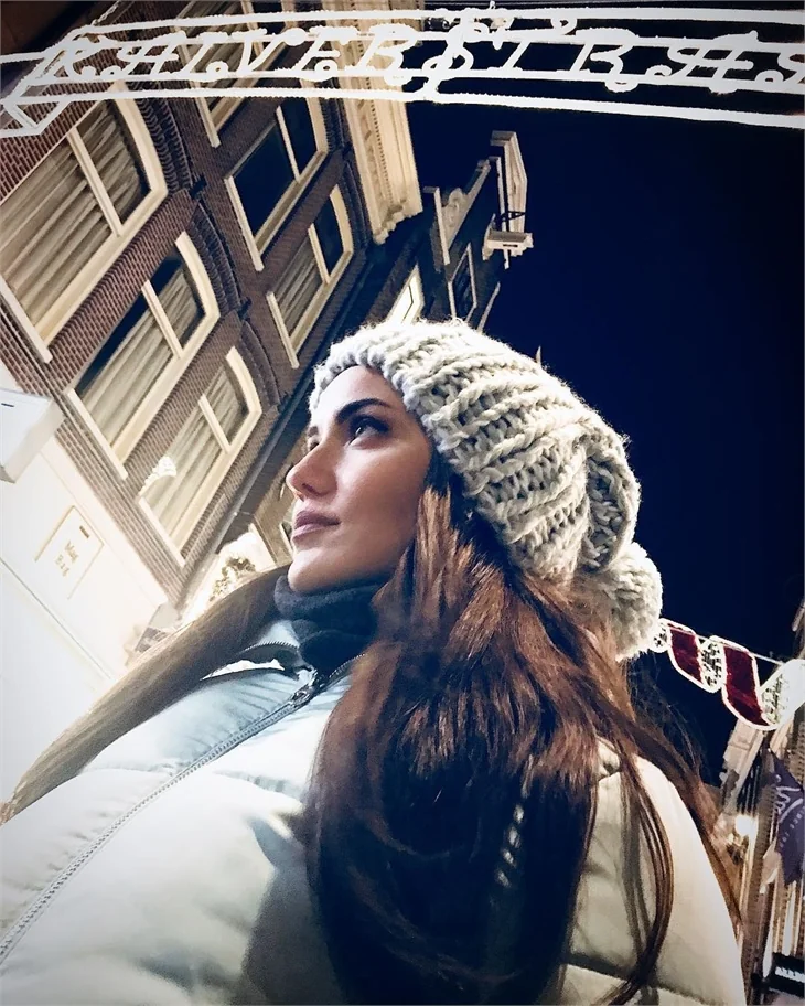 Fahriye Evcen'in yeni yıl kaçamağı!