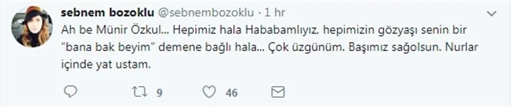 Ünlü isimler Münir Özkul'un ardından neler dedi?