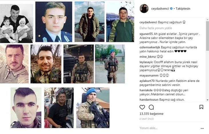 Ünlüler yasta!