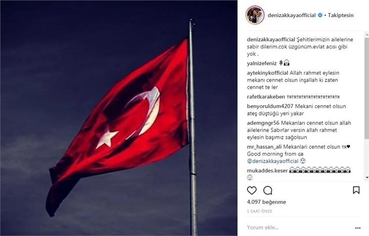 Ünlüler yasta!