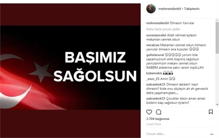 Ünlüler yasta!