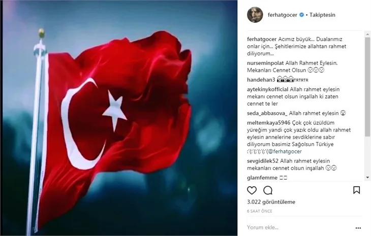 Ünlüler yasta!