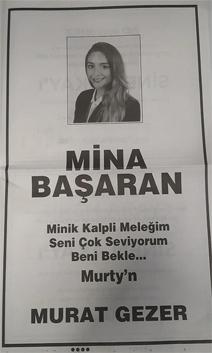 Mina Başaran ve arkadaşları son yolculuğuna uğurlanıyor!