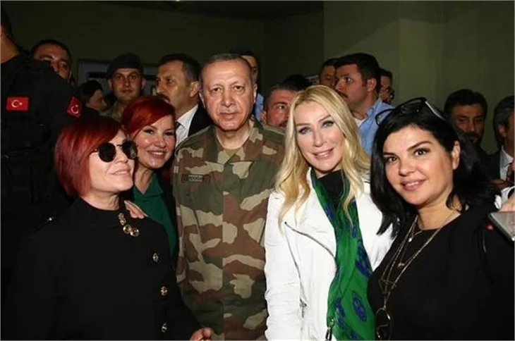 Ünlüler Hatay sınırındaydı!