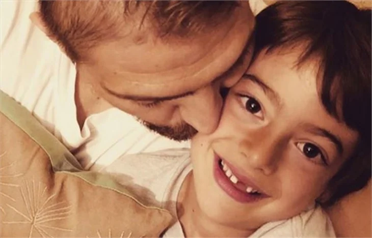 Caner Erkin oğlunun doğum gününü kutladı!