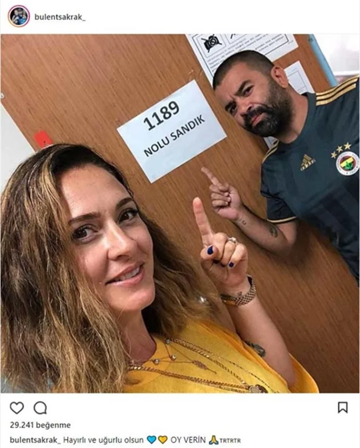 Ünlü isimler sandık başında