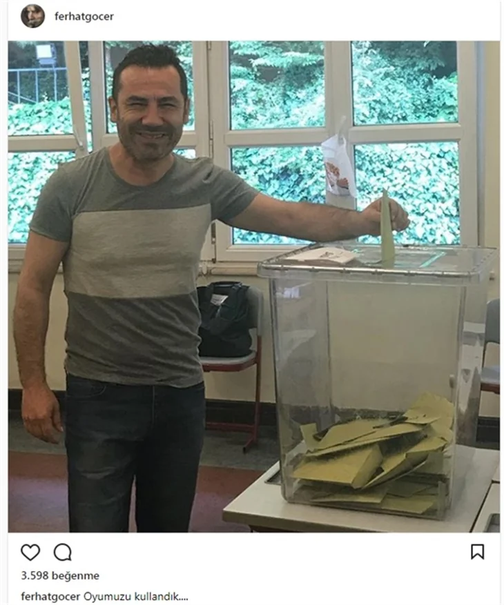 Ünlü isimler sandık başında