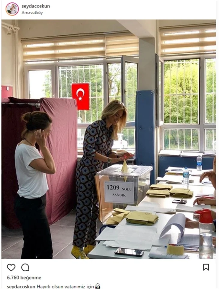 Ünlü isimler sandık başında