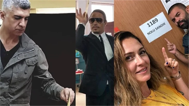 Ünlü isimler sandık başında