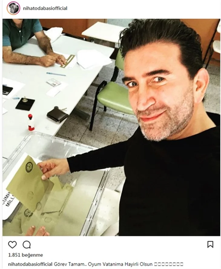 Ünlü isimler sandık başında
