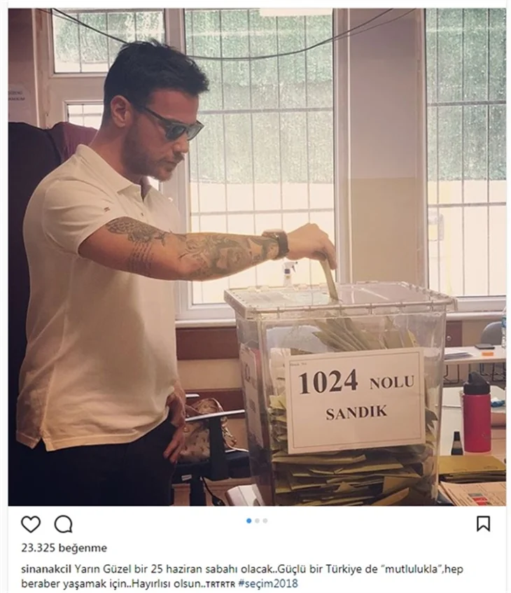 Ünlü isimler sandık başında