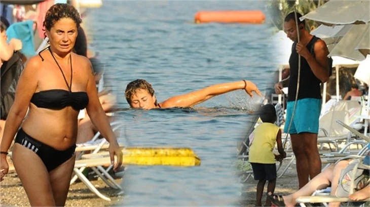 Esra Akkaya'nın Bodrum tatili!