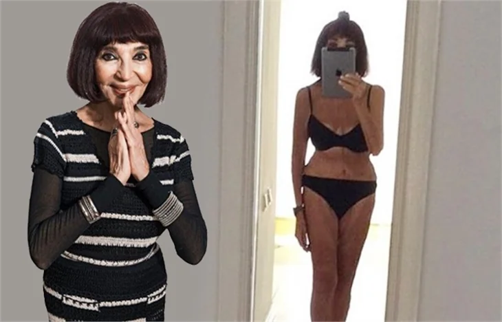 89 yaşındaki Gülriz Sururi'den bikinili poz!