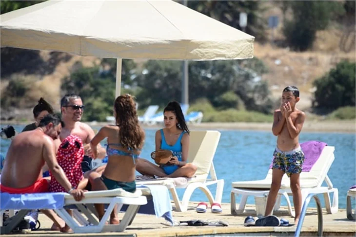 Şilan Makal plajın gözdesi oldu!