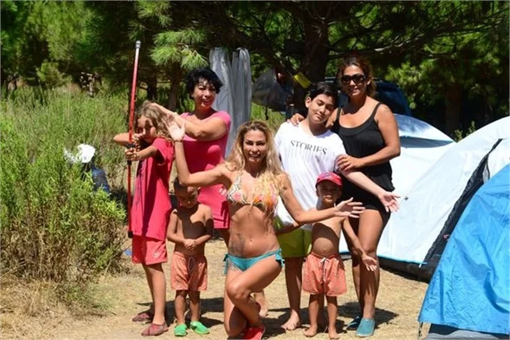 Leyla Bilginel'in kamp hayatı!