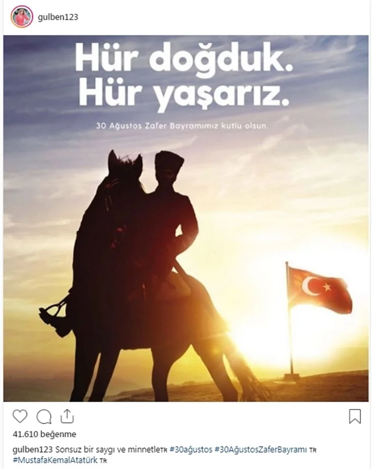 Ünlülerin 30 Ağustos mesajları!