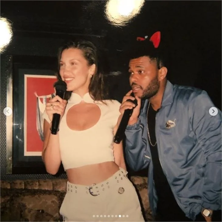 The Weeknd'den sevgilisine jest!