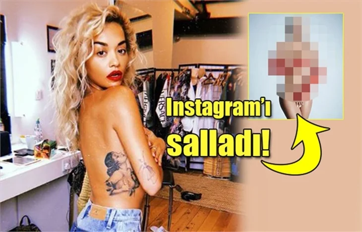Rita Ora'dan çıplak paylaşım!