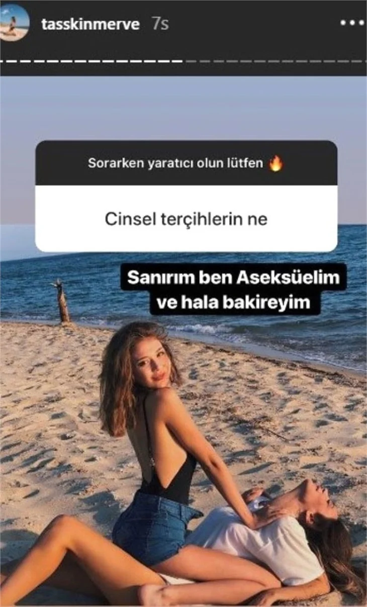 Sosyal medya fenomeni Merve Taşkın'dan bekaret itirafı!