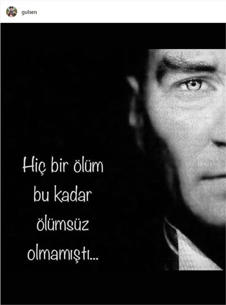 Ünlüler 10 Kasım'ı böyle andı!
