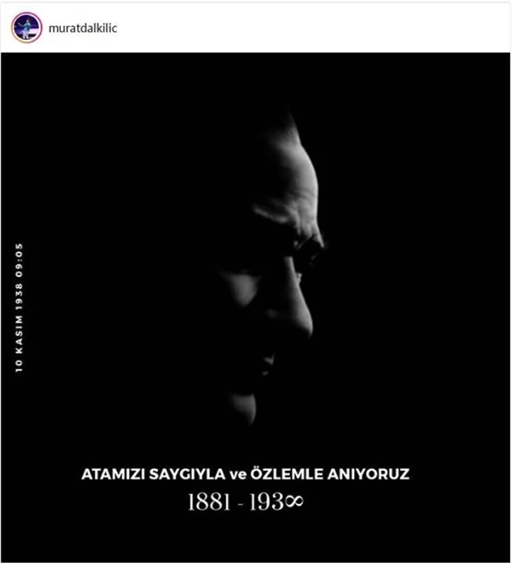 Ünlüler 10 Kasım'ı böyle andı!