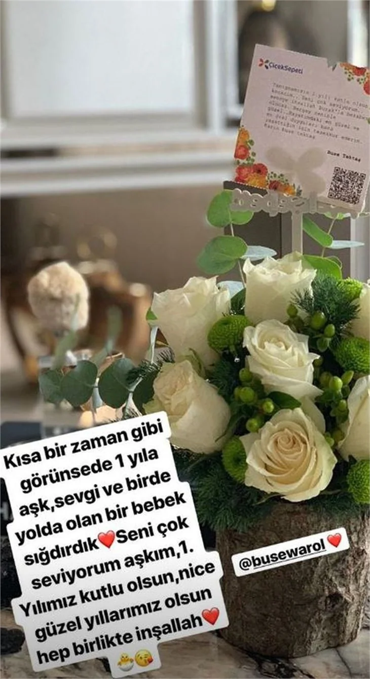 Alişan ve Buse Varol tanışmalarının 1. yılını kutladı!