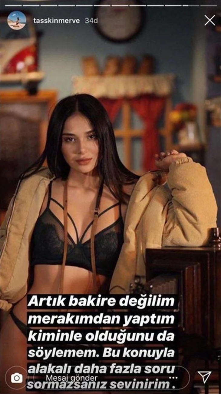 Merve Taşkın'dan şok açıklama!
